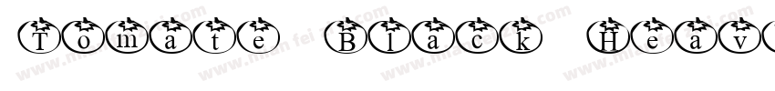 Tomate Black Heavy字体转换